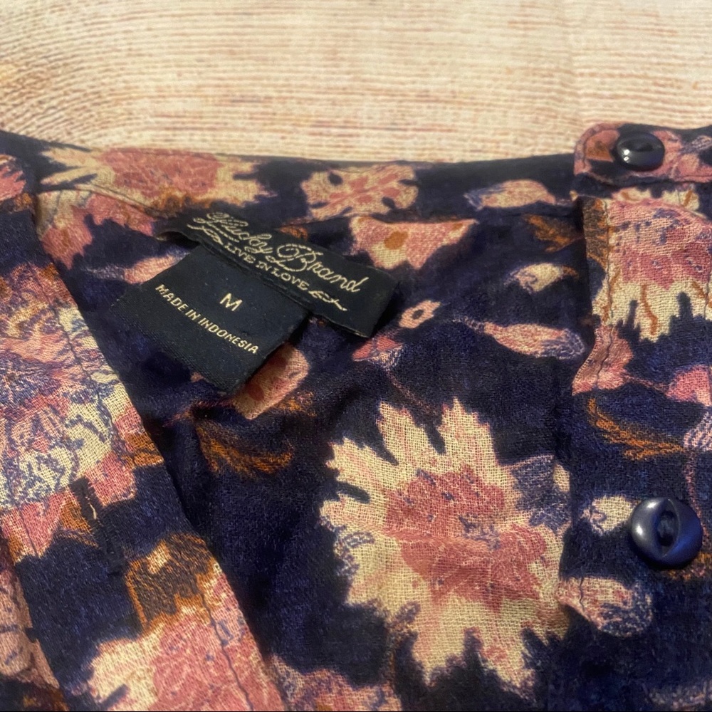 Lucky Brand Floral Blouse - Picture 4 of 6